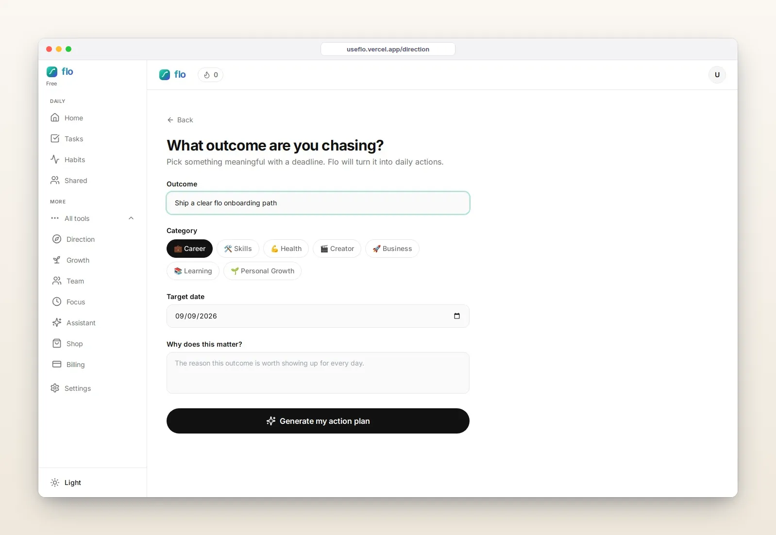 How to track goals (and connect them to today’s tasks)